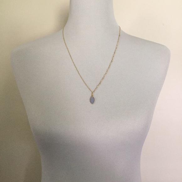 Lace Agate Rosary Bead Necklace - Picture 8 of 8